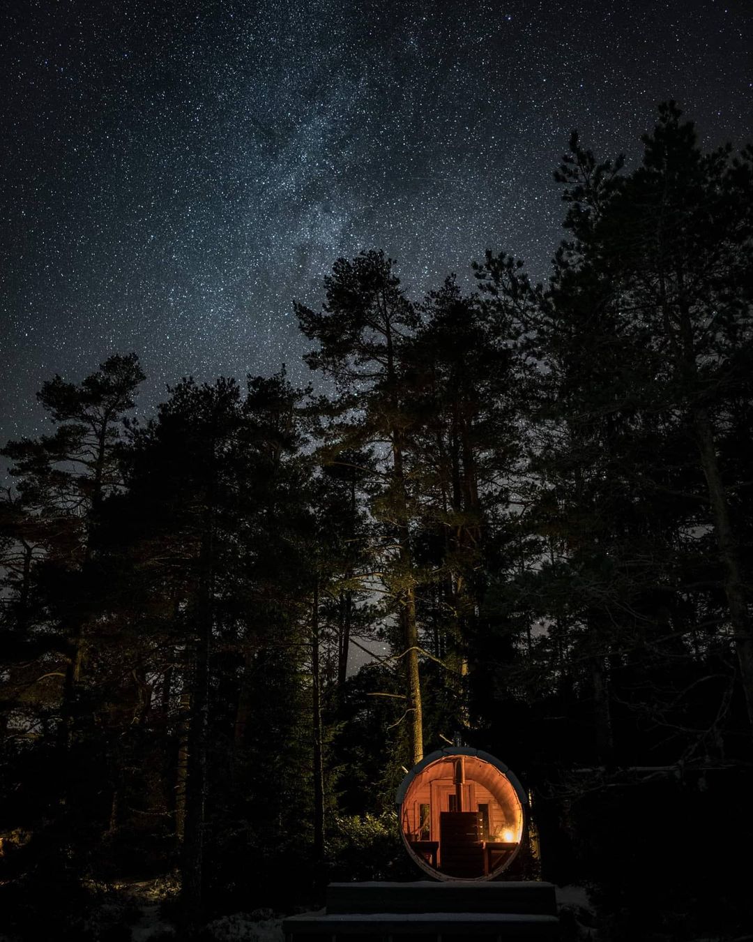 Badstu under melkeveien